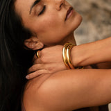 Santorini Cuff Bracelet - Gold