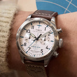 Waterbury Ace Chronograph 41mm Leather Strap Watch