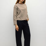 Jessie Top - Brown / Ivory