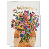 Face Full of Flowers Card