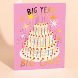 Gigantic Birthday Cake Card
