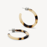 Mini Hoops - Blonde Tortoise