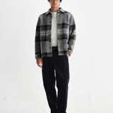 Nolan Overshirt - Grey / Blue