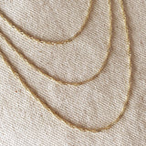 Long Singapore Chain - Gold