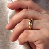 Mini Polished Dome Ring - Gold