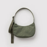 Small Nylon Crescent Bag - Caper