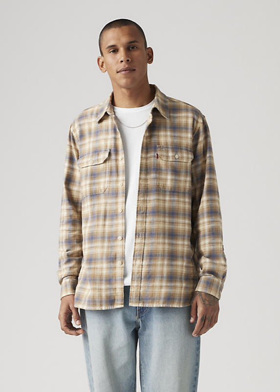 Jackston Worker Jacket - Andie Plaid Harvest Gold