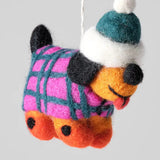 Felt Ornament - Winter Pup