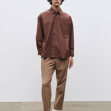 Oversize Shirt - Brown