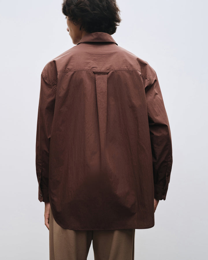 Oversize Shirt - Brown