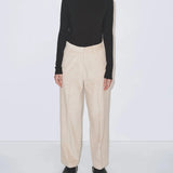 Roll Neck Jersey Top - Black
