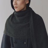 Alpaca Blend Scarf - Charcoal