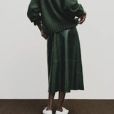 Alpaca Blen Sweater - Green