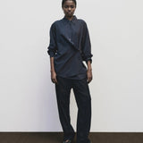 Textured Over Shirt - Navy