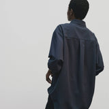 Textured Over Shirt - Navy