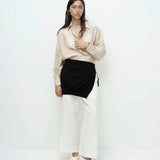Semi Sheer Shirt - Beige