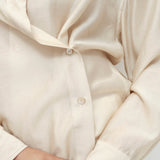 Semi Sheer Shirt - Beige