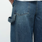 Barrel Leg Pants - Beige