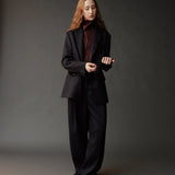 Asymmetric Cotton Shirt - Brown