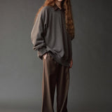 Oversized Sweatshirt - Vintage Gray