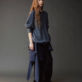 Oversized Sweatshirt - Vintage Blue