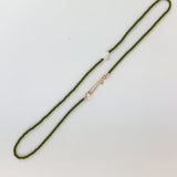 Khadi Necklace - Dark Green