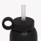21oz Bottle Straw Carry Cap - Black