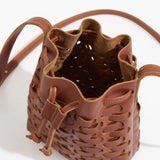 Woven Bucket Bag - Tobacco