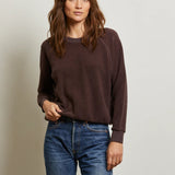 Ziggy Shrunken Crewneck Sweatshirt - Cocoa Powder