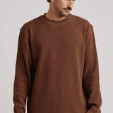 Waffle Knit Shirt - Chocolate