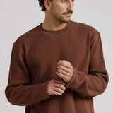 Waffle Knit Shirt - Chocolate