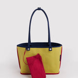 Medium Nylon Reversible Tote - Navy Mix