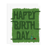Mower Birthday Card