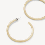 Large Hoops - Alabaster