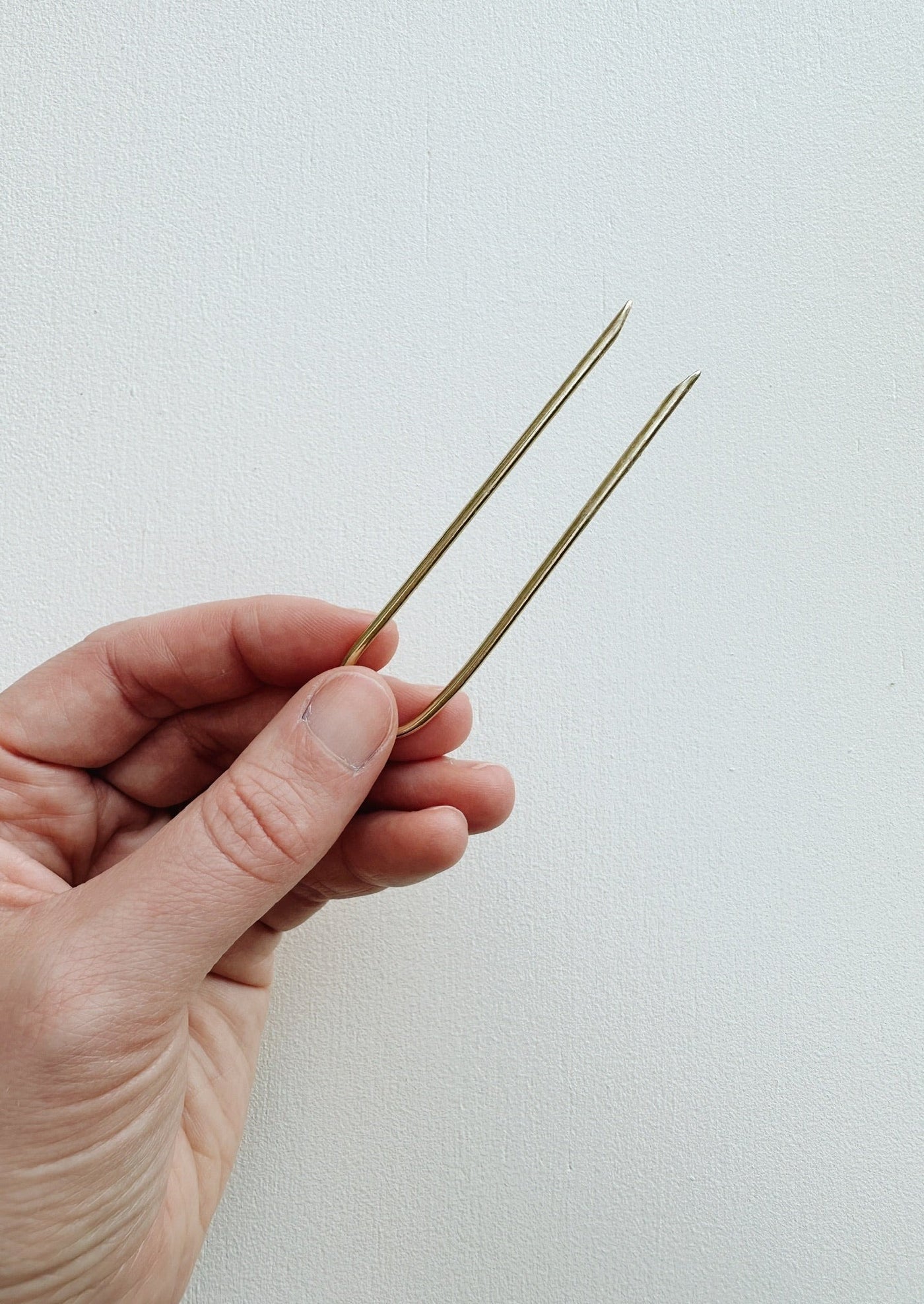 Brass Hair Pin - Short
