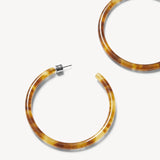 Large Hoops - Modern Walnut