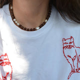 Coffee Pearl Necklace