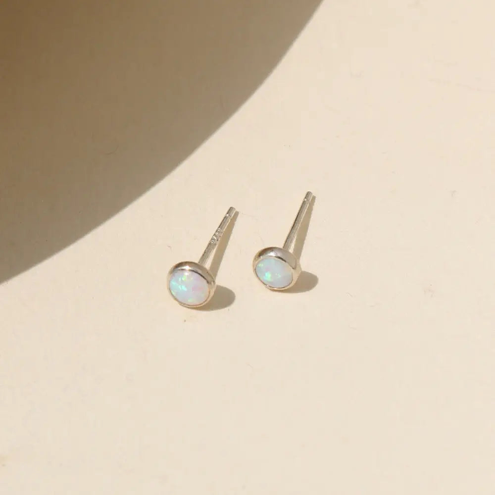Petite Opal Stud - Gold