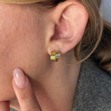 Wire Knot Studs - Gold