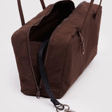 Nylon Bowler Bag - Coffee