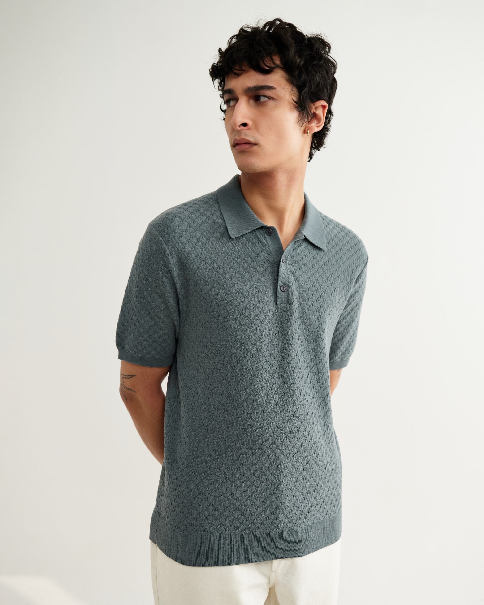 Naples SS Polo - Sea Green