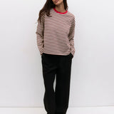 Callahan Top - Brown / White