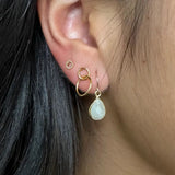 Links Of Love Stud Earrings - Gold