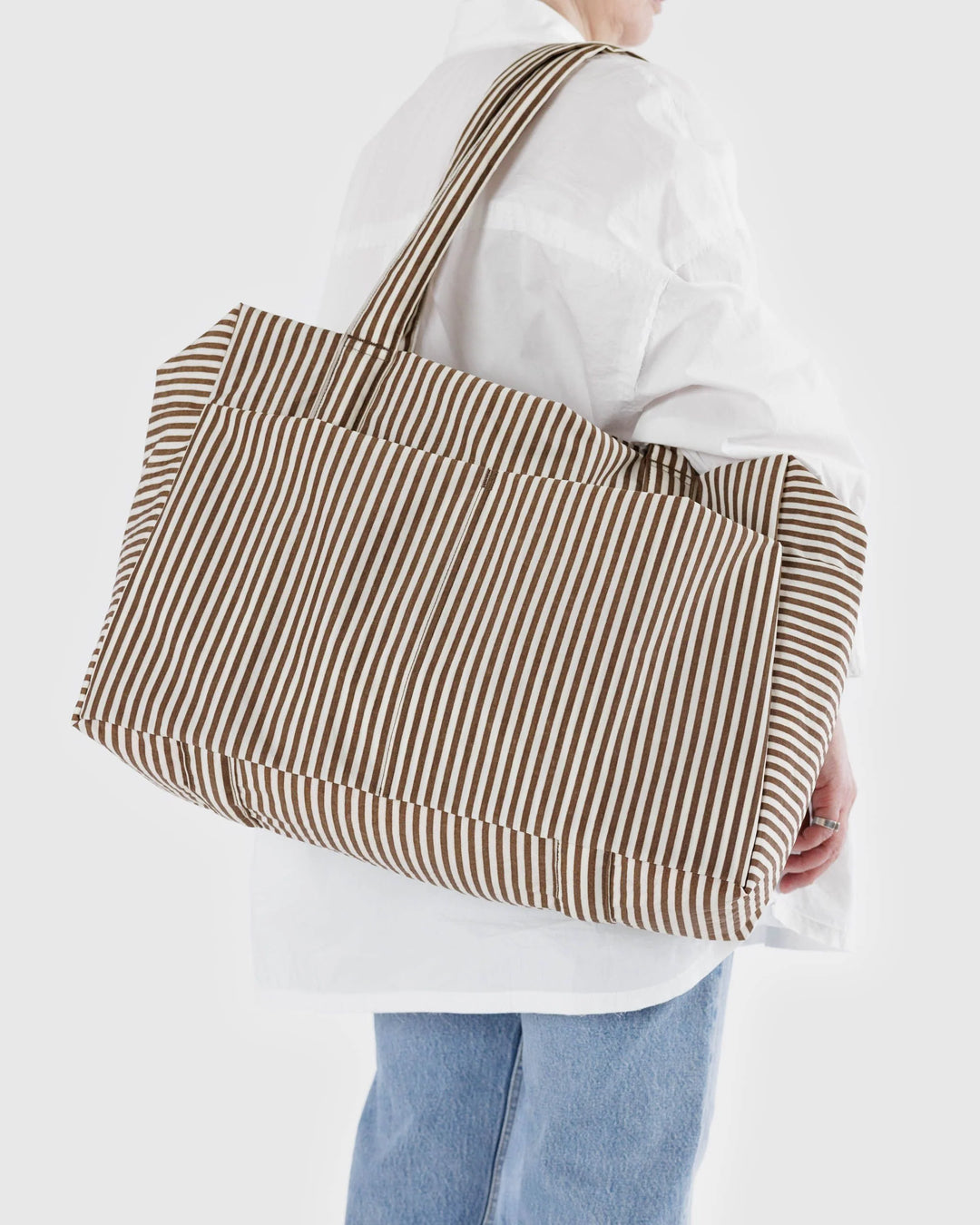 Cloud Carry On - Brown Stripe