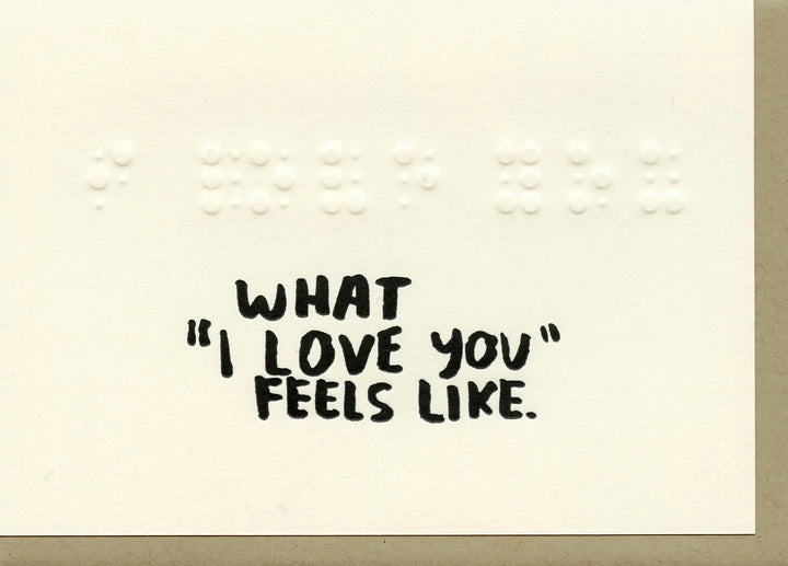 What I Love You Feels Like