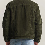 Sherpa Trucker Jacket - Olive