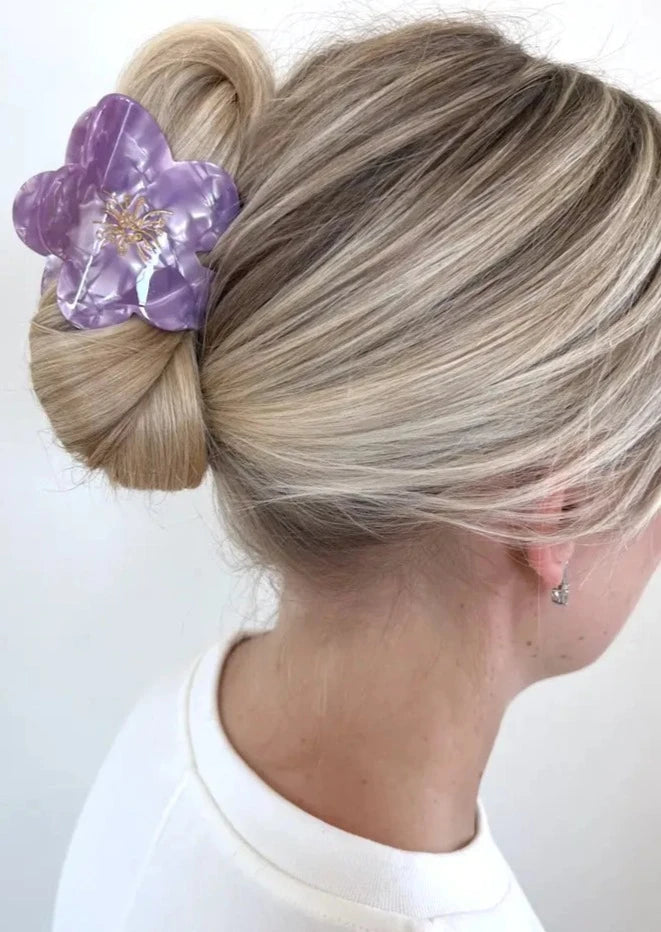 Violet Hair Clip