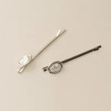 Freshwater Bobby Pin - Silver