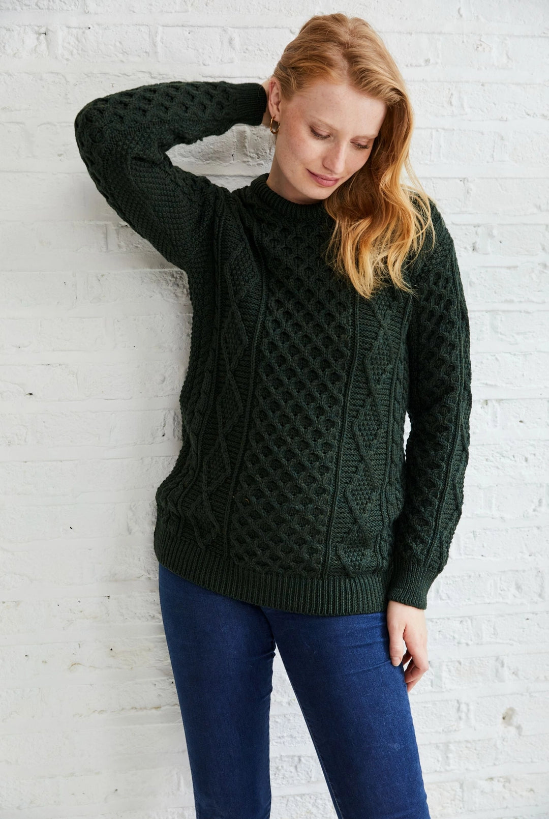 Unisex Crewneck Sweater - Seaweed Green