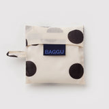 Baby Baggu - Cream / Black Polka Dots